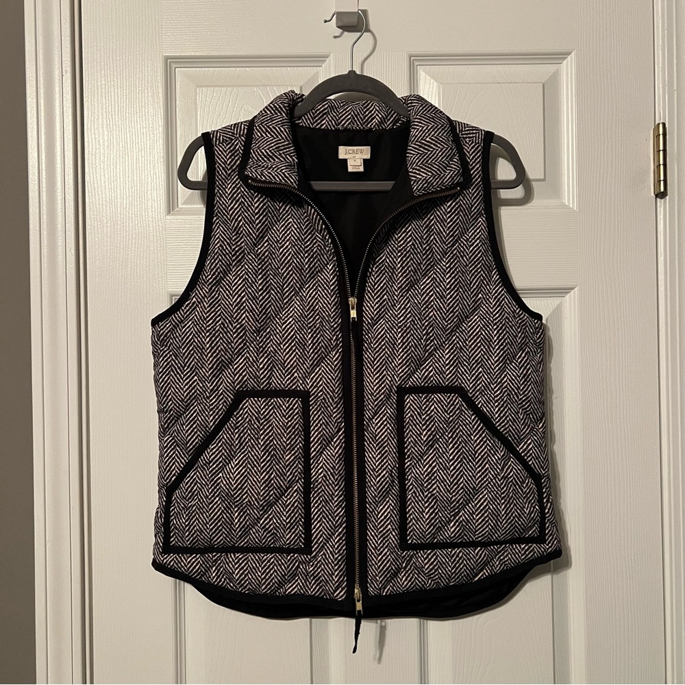 J. Crew Herringbone Vest